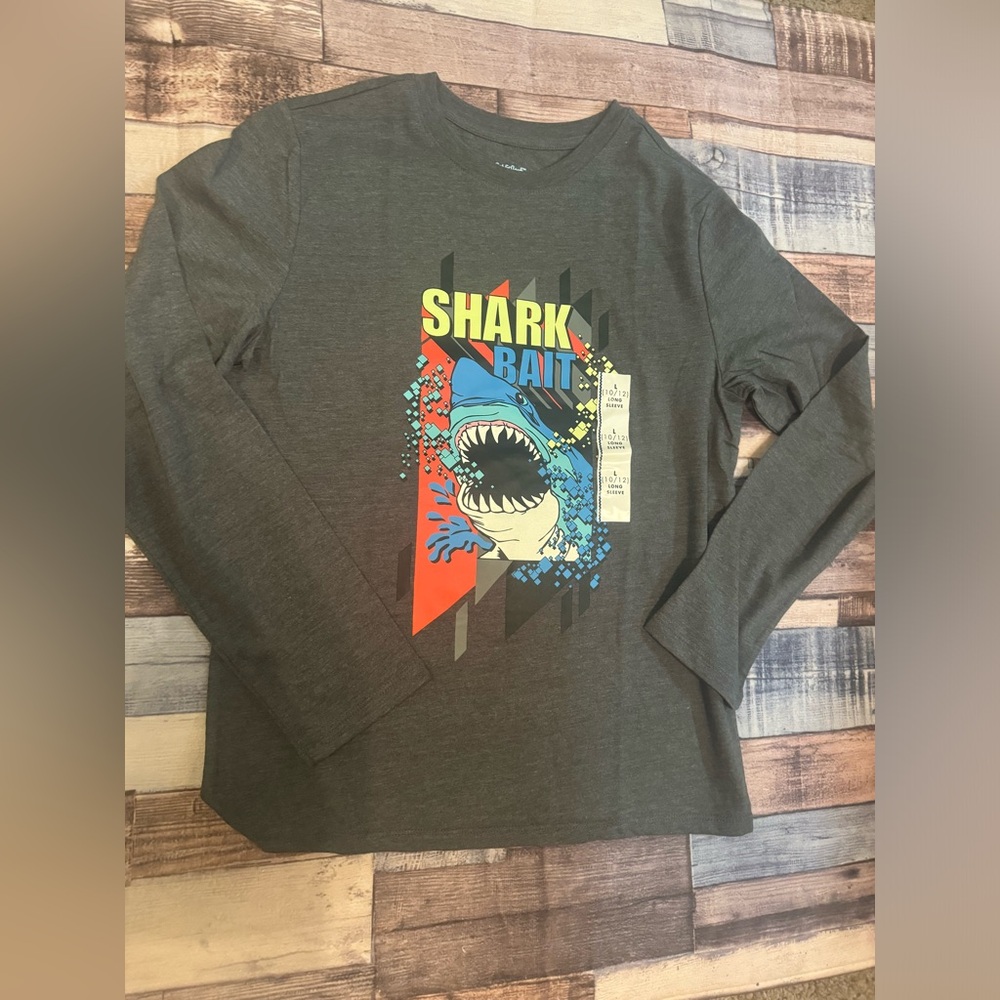Cat and jack shark bait long sleeve